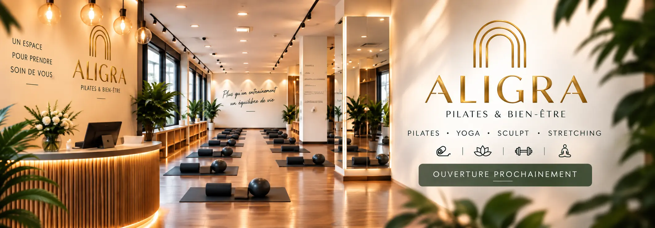Vue panoramique du studio ALIGRA
